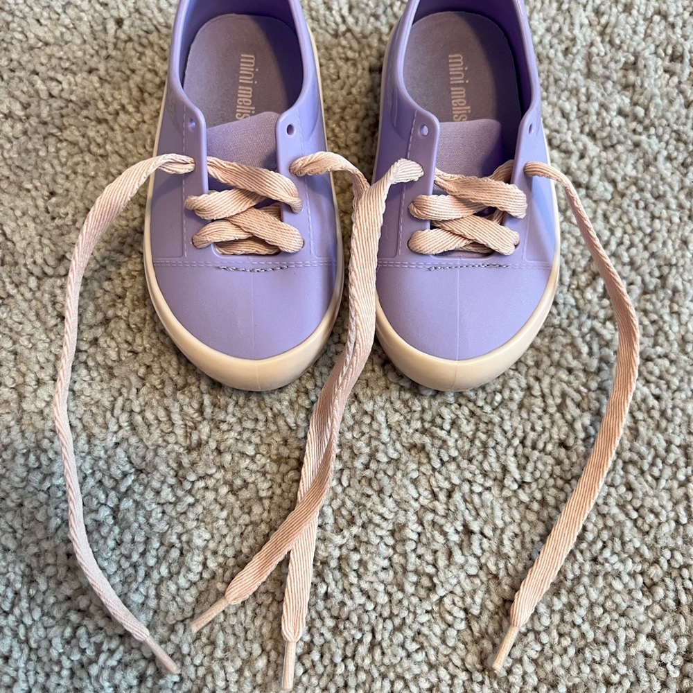 Mini Melissa Purple Kids Sneakers